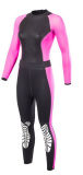 Women`S Long Sleeve Neoprene Surfing Wetsuit with Nylon Both Sides